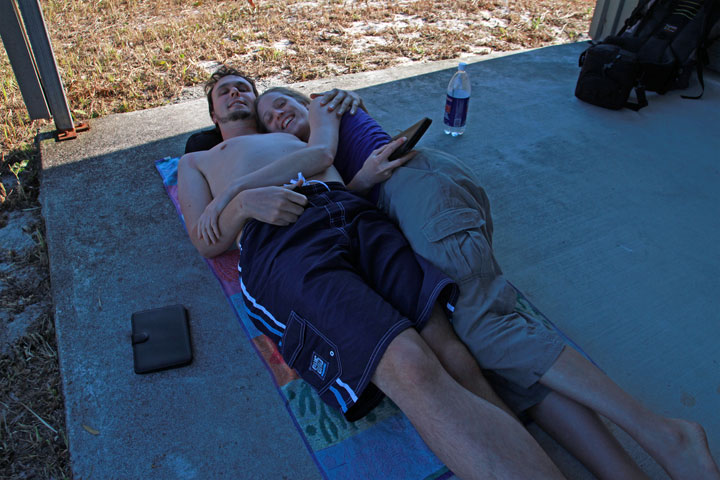 Ned, Bronwen, Moreton Island