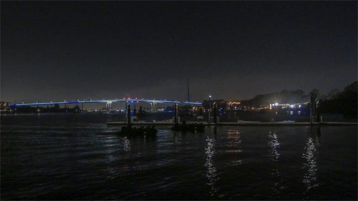 Sir Leo Hielscher Bridges (Gateway Bridges) from Colmslie Recreation Reserve