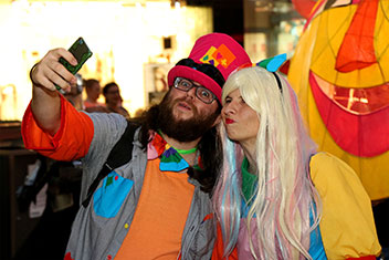 Cosplayers at Brisbane Neon Pop 2016