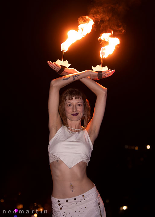 Jaelith Amber Fey, West End Fire Festival, Brisbane