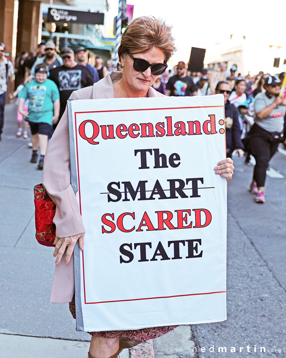 Freedom Rally, Brisbane Botanic Gardens