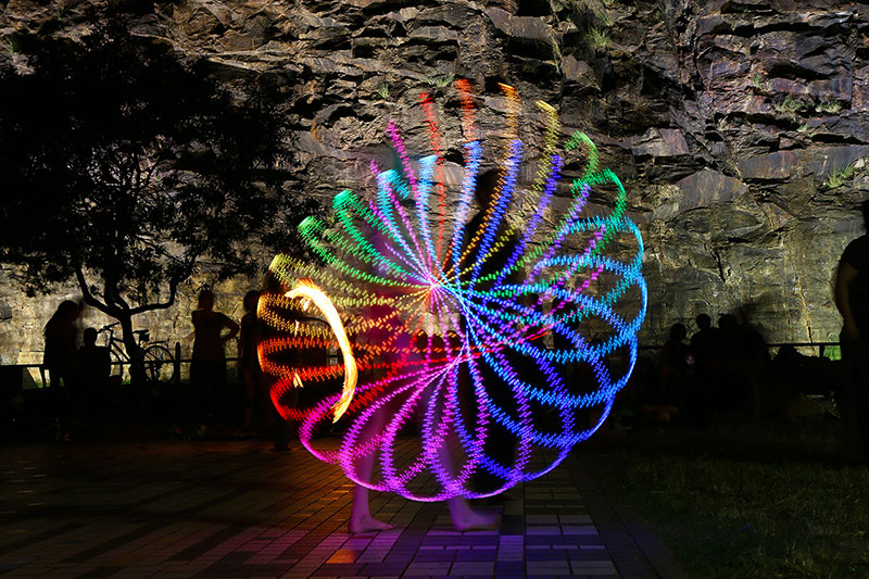 LED hoops