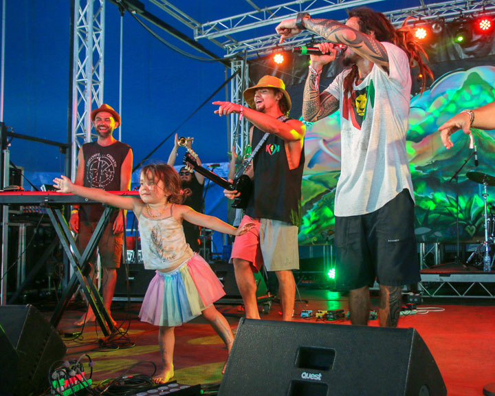 Big Top – Kimmy N Krew, Island Vibe Festival 2018, Stradbroke Island