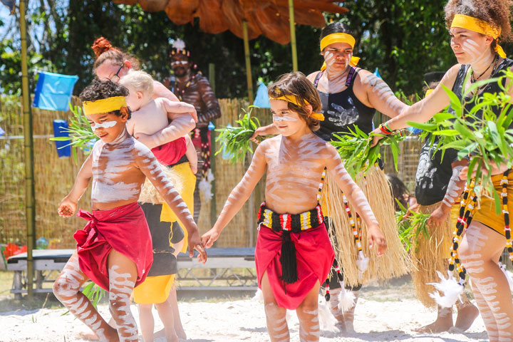 Yulu Burri Ba Dancers, Island Vibe Festival 2019, Stradbroke Island