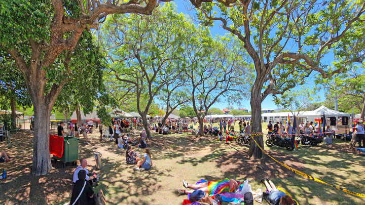 Brisbane Pride March & Fair, New Farm Park