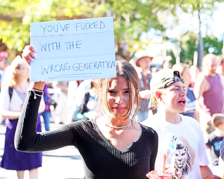 Freedom Rally, Brisbane Botanic Gardens