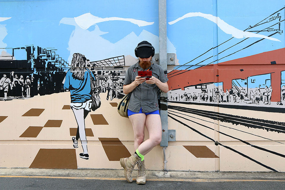 Brisbane No Pants Subway Ride