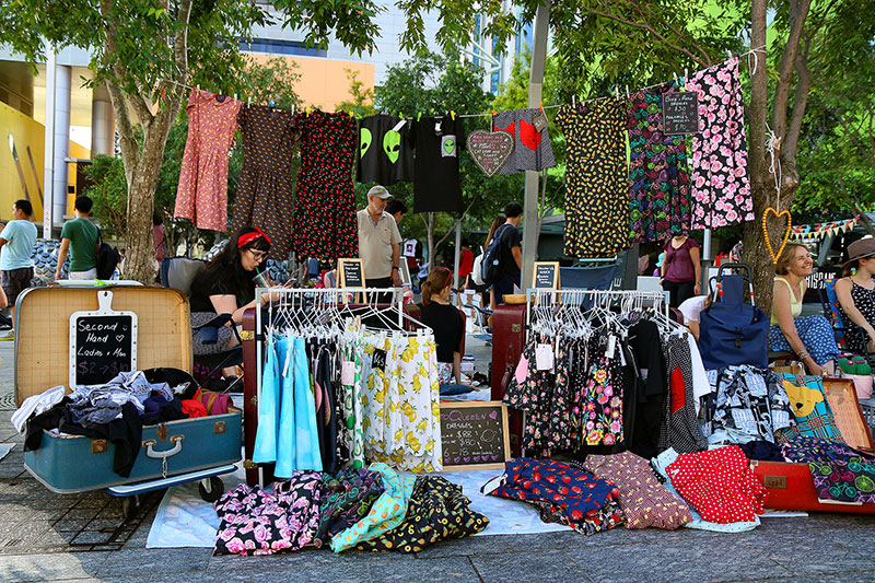 A stall at Suitcase Rummage