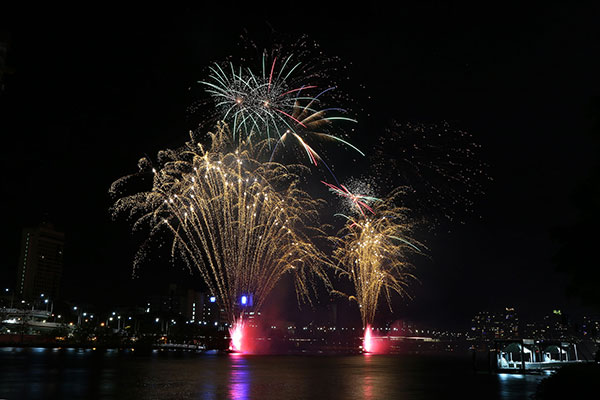 Southbank fireworks