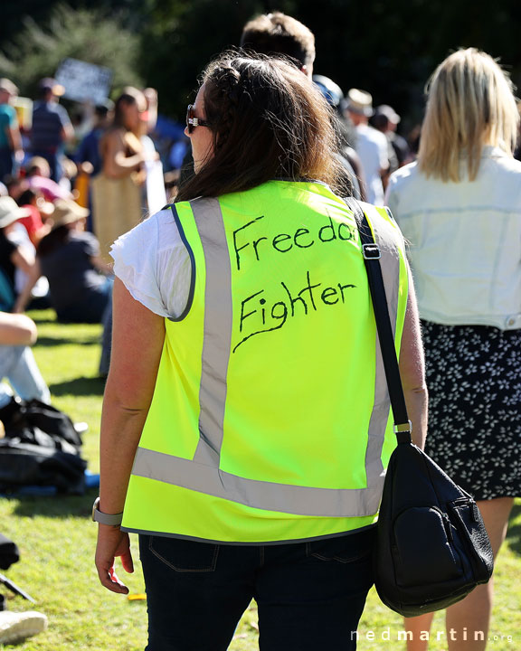 Freedom Rally, Brisbane Botanic Gardens