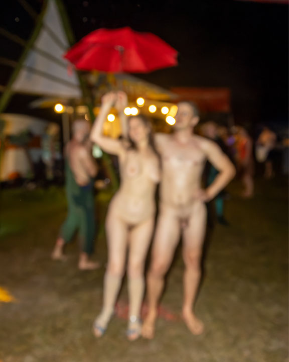Naked in the rain, Micro Island Vibe Festival, Stradbroke Island