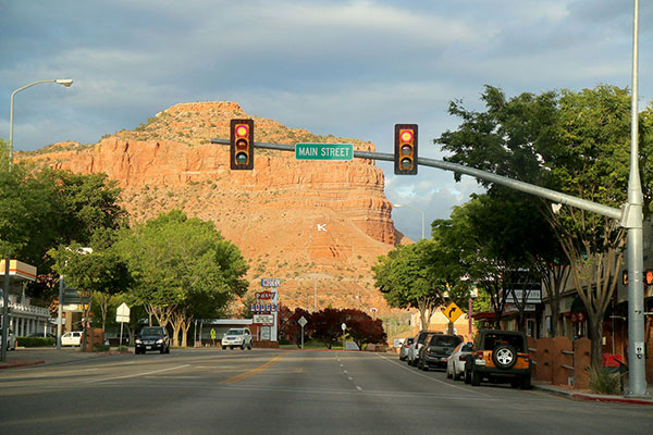 Every small town has a main street