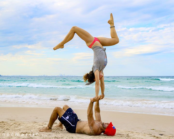 Sophia Edwards & Josh BG at Rainbow Bay