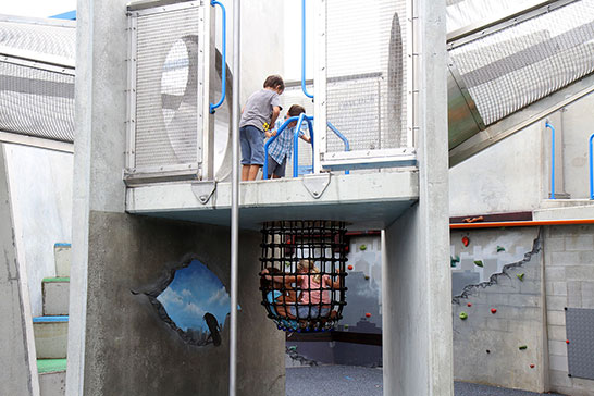 “The Arena” playground at Frew Park