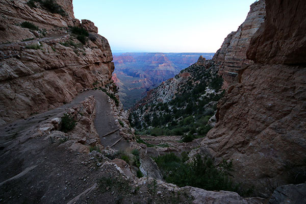 Bronwen’s walk down into the Grand Canyon