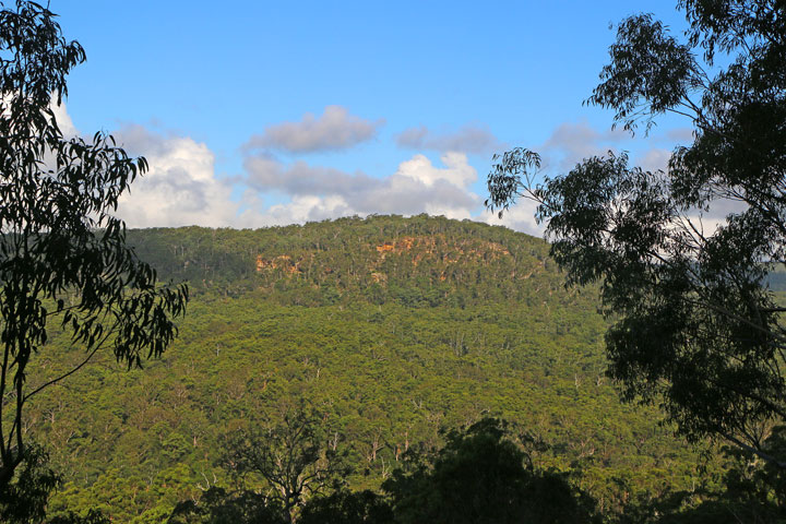 A view over to the campsite