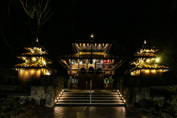 Nepalese pagoda, South Bank