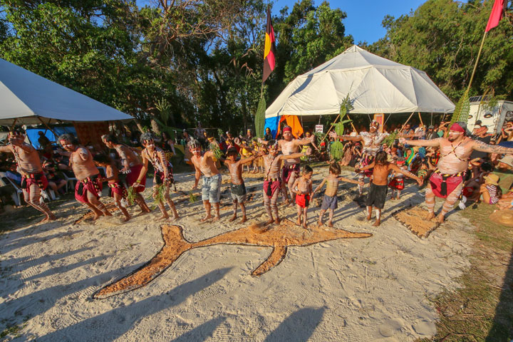 Welcome Ceremony, Island Vibe Festival 2018, Stradbroke Island