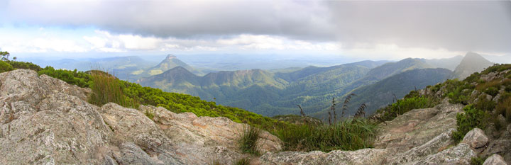 Bushwalk up Mt Barney  via South (Peasant's) Ridge