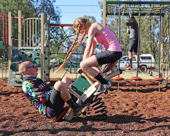 Bronwen, Coominya Railway Station, Brisbane Valley Rail Trail