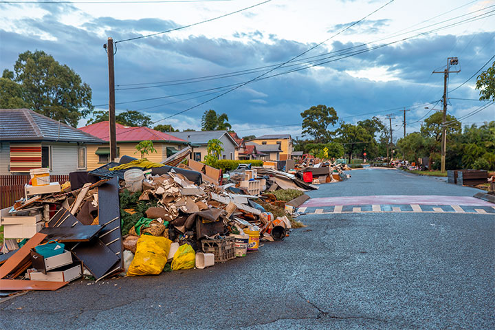 Flood damage, Elmes Rd, Rocklea