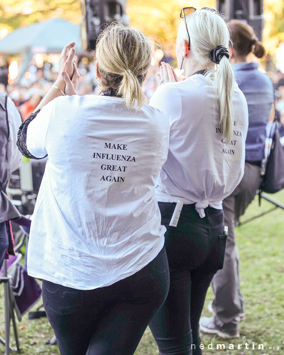 Freedom Rally, Brisbane Botanic Gardens