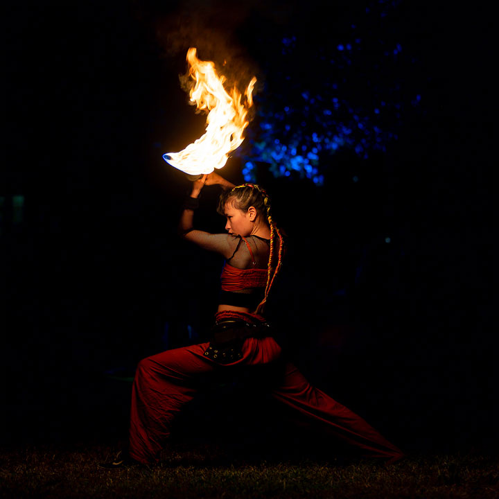 Monae Power, West End Fire Festival, Brisbane