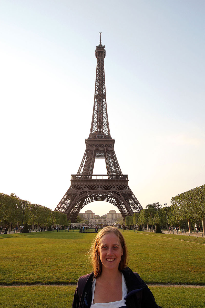 Bronwen, Eiffel tower, Paris, France