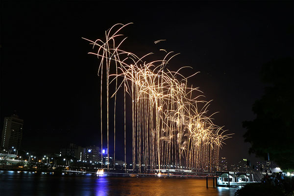 Fireworks from a Citycat