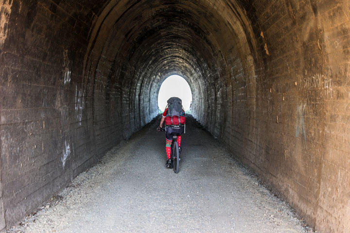 Oksana, Yimbun Railway Tunnel, Brisbane Valley Rail Trail