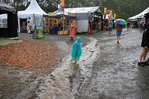 Festival rain