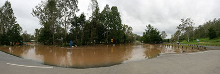 Flooding of the Brisbane River at College’s Crossing