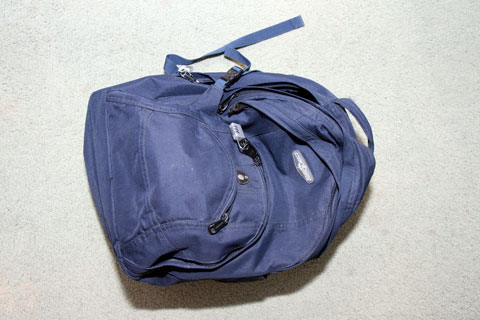 This old bag has survived Europe, Egypt and Africa with me, and was my Dad’s before me. It’s doing remarkably well for a cheap bag.