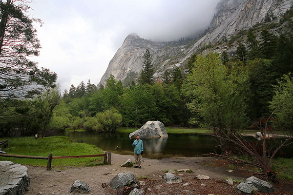 Ned at Mirror Lake, Yosemite