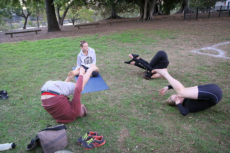 …and everyone is upside down. Unsure if rolling on floor laughing, or too much red cordial