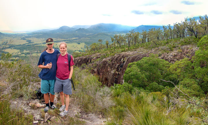 Ned & Bronwen atop Mt Greville