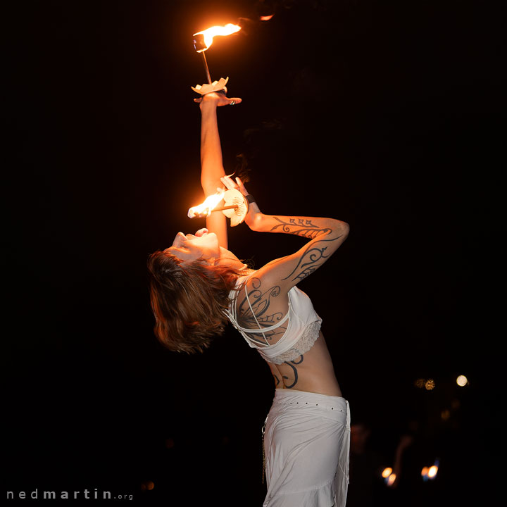 Jaelith Amber Fey, West End Fire Festival, Brisbane