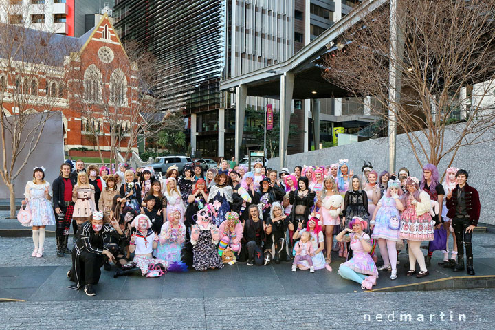 The Brisbane Harajuku Fashion Walk 2017, King George Square