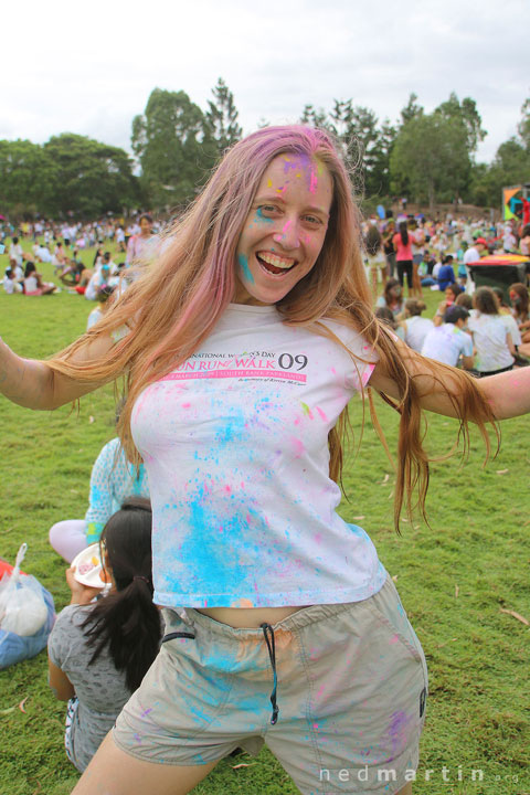 Bronwen at Brisbane Holi Celebrations