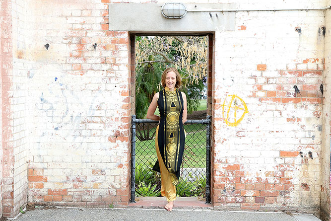 Bronwen posing at The Powerhouse