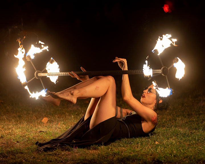 Alexandria Lowther, West End Fire Festival, Brisbane