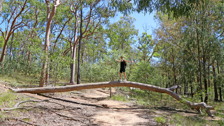 Bronwen on the way to Lower Portals