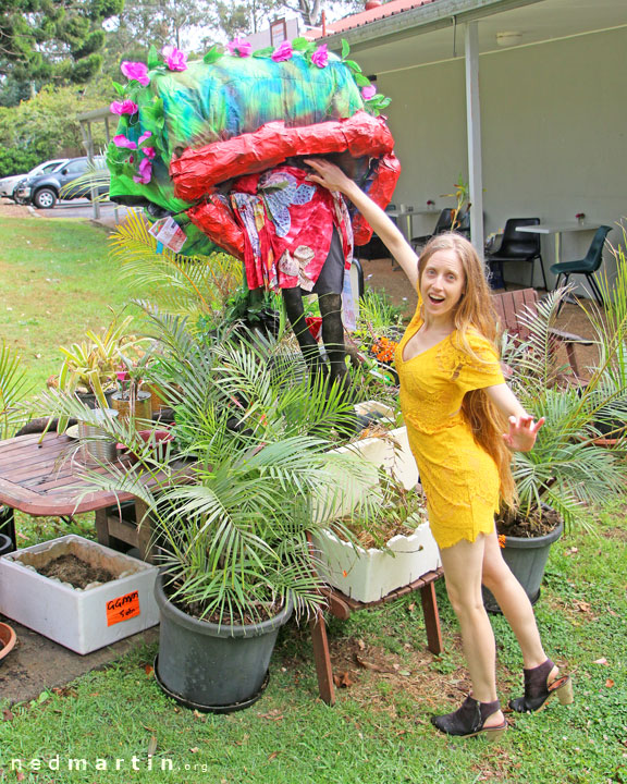 Bronwen at the Tamborine Mountain Scarecrow Festival