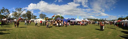 Crowds at World Refugee Day