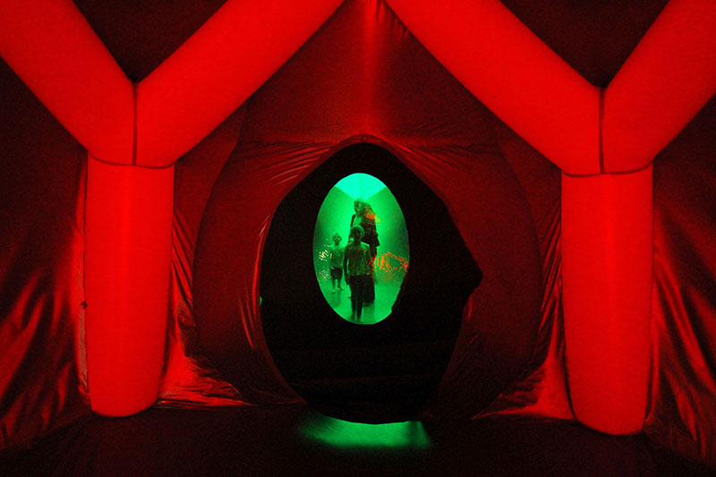 The Exxopolis Luminarium, South Bank