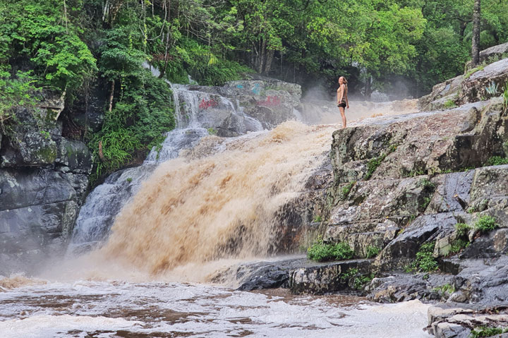 Bronwen at Cedar Creek Falls