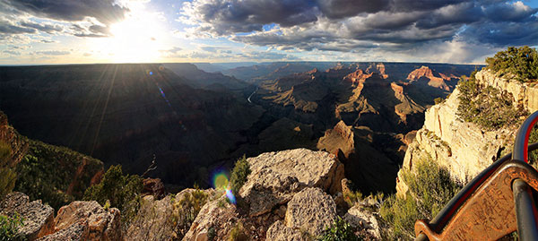 Sunset over the Grand Canyon