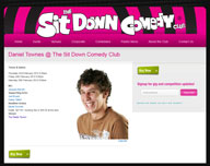 Daniel Townes at the Sit Down Comedy Club