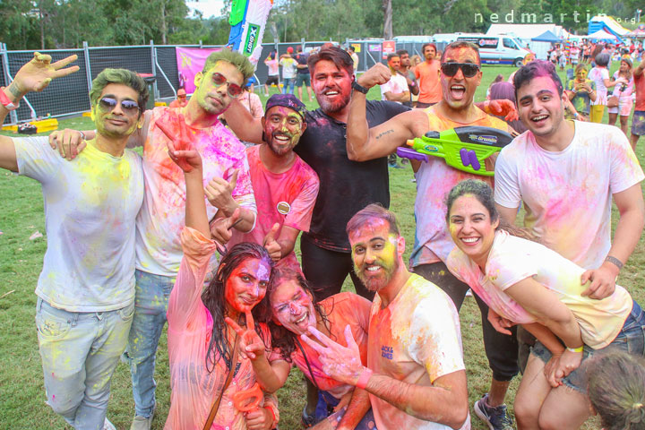 Brisbane Holi - Festival of Colours, Rocks Riverside Park, Seventeen Mile Rocks