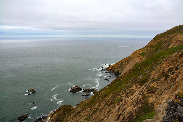 The coastline at Point Reyes